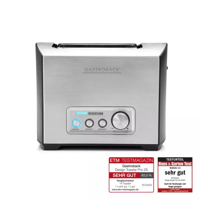 Skrudintuvas Gastroback Design Pro 2S 2 riekėms 950 W Juodas Nerūdijantis plienas