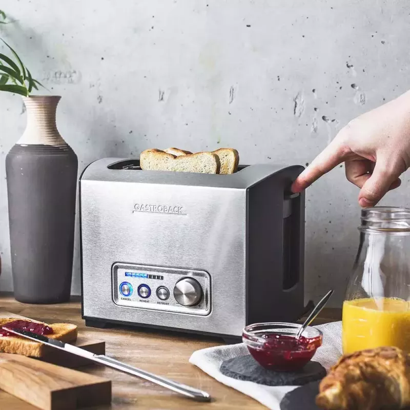 Skrudintuvas Gastroback Design Pro 2S 2 riekėms 950 W Juodas Nerūdijantis plienas