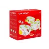 Salotų dubenėlių rinkinys Oursson BS2981RC/GA apvalus keraminis įvairiaspalvis 3 vnt