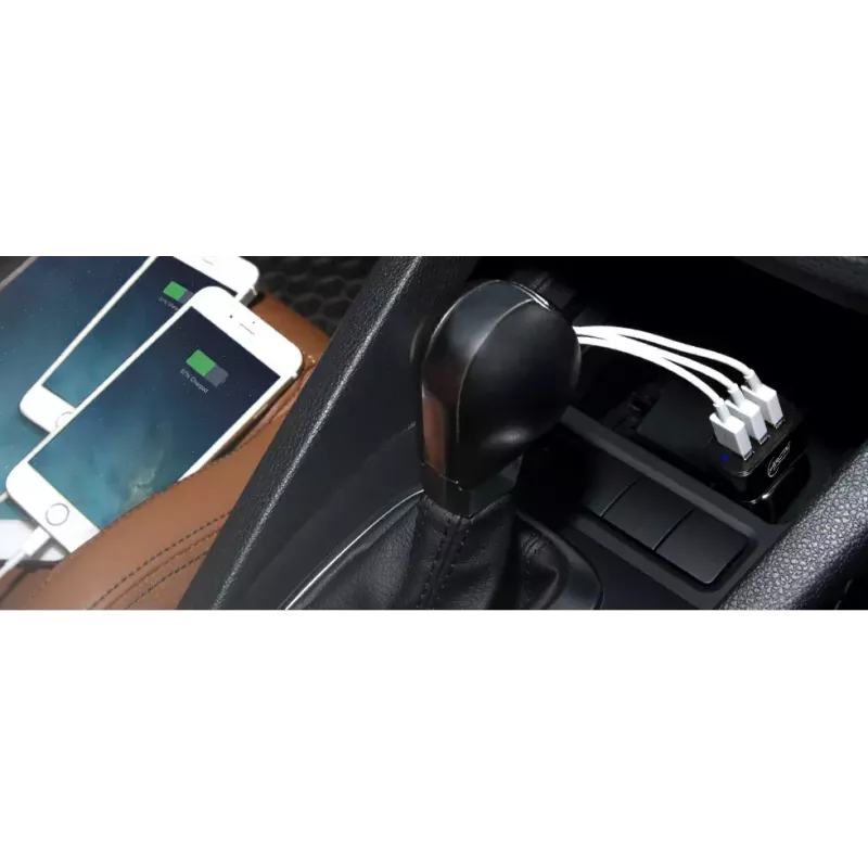 ARCTIC Car Charger 7200 - 3 prievadų automobilinis USB įkroviklis