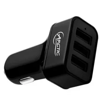 ARCTIC Car Charger 7200 - 3 prievadų automobilinis USB įkroviklis