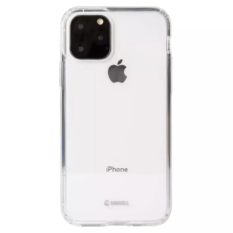 Krusell Kivik dėklas, skirtas iPhone 11 Pro Max, skaidrios spalvos