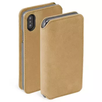 Krusell Broby 4 Card SlimWallet dėklas su atvartu iPhone X / XS