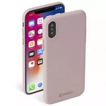 Krusell 61449 dėklas iPhone X/XS rožinis