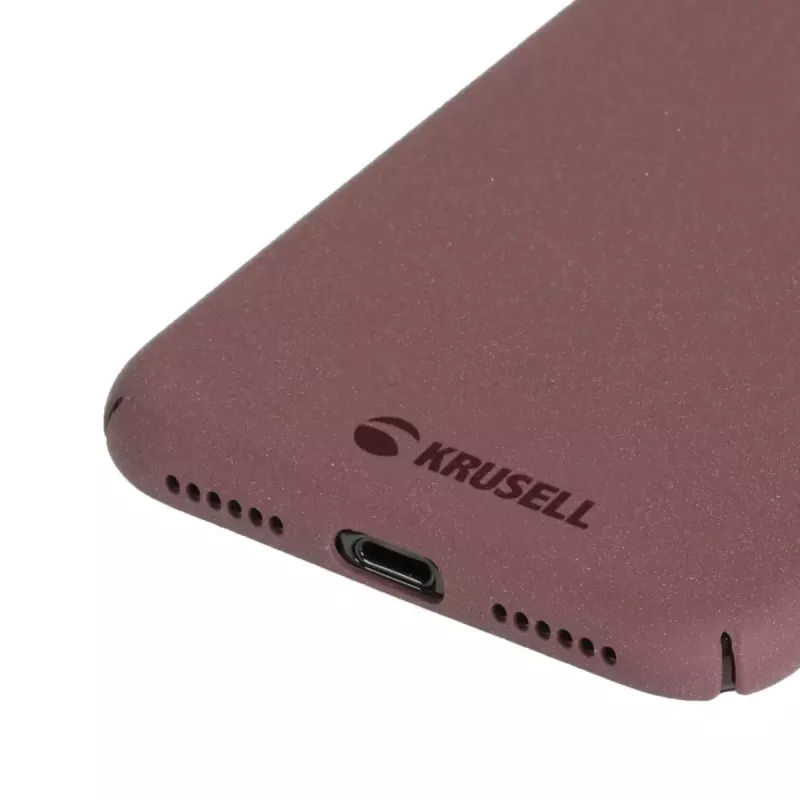 Krusell Sandby dėklas su pinigine iPhone X/XS bordo spalvos