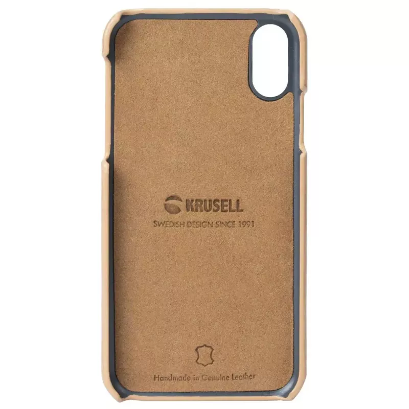 Krusell Sunne dėklas, skirtas Apple iPhone XS Max, 16,5 cm (6,5 colio), smėlio spalvos