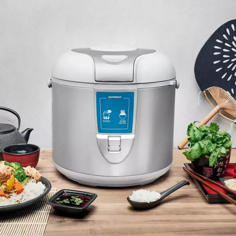 Ryžių virimo aparatas Gastroback Design Pro 5L 700W sidabrinis baltas