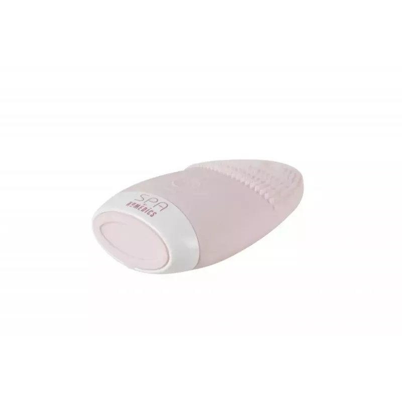 HoMedics FAC-001-EU veido valymo šepetėlis su besisukančiu šepetėliu, rožinė, balta, baterija