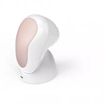 HoMedics FAC-600-EU veido valymo šepetėlis su pulsacine technologija Rožinis auksas, Baltas