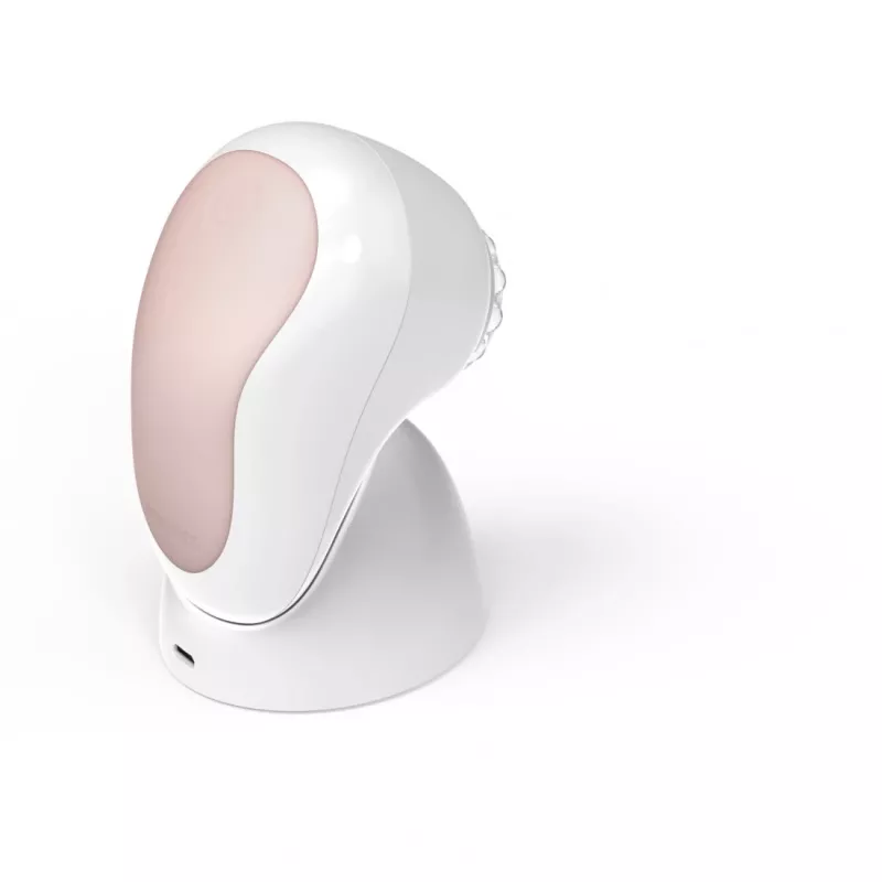HoMedics FAC-600-EU veido valymo šepetėlis su pulsacine technologija Rožinis auksas, Baltas