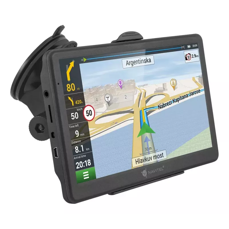 Navigatorius Navigator Navitel MS700 fiksuotas 17,8 cm (7 colių) TFT lietimui jautrus ekranas juodas