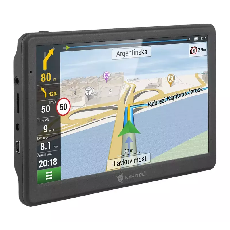 Navigatorius Navigator Navitel MS700 fiksuotas 17,8 cm (7 colių) TFT lietimui jautrus ekranas juodas