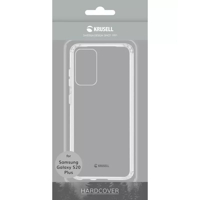 Krusell Essentials Samsung Galaxy S20+ 6,7 colio permatomas dėklas