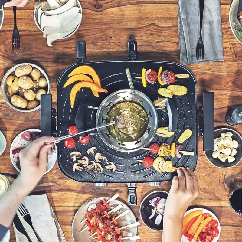 Gastroback Family And Friends raclette ir fondiu rinkinys