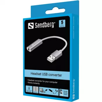 Sandberg USB adapteris ausinėms