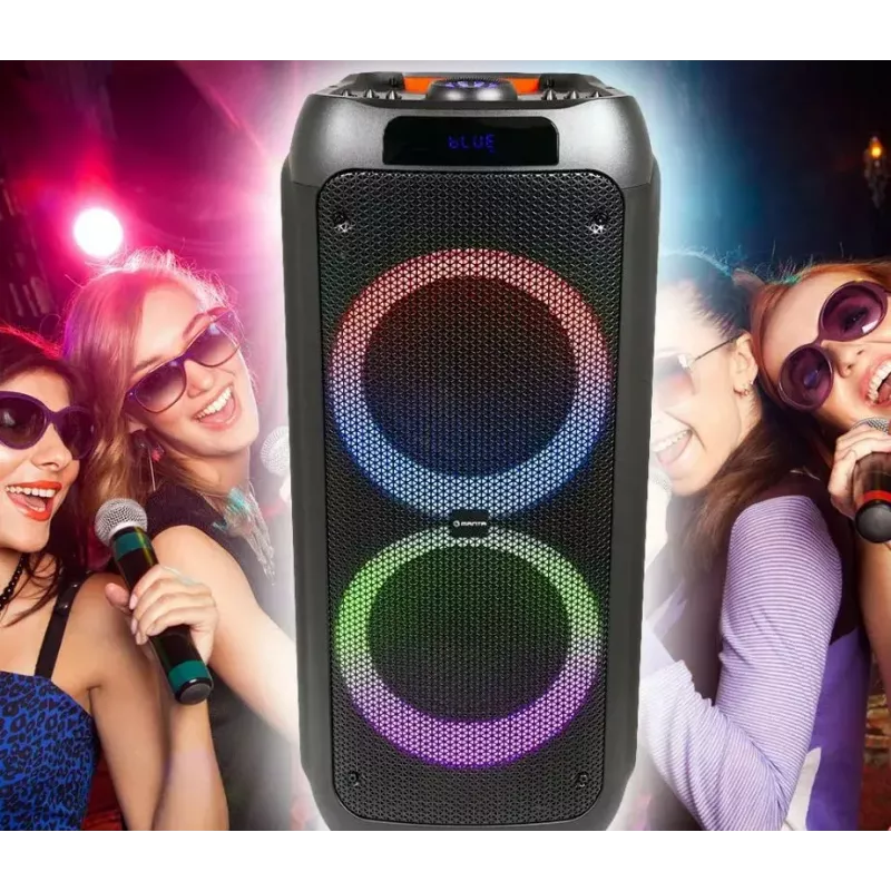 MANTA SPK5310 PRO nešiojamoji muzikos kolonėlė vakarėliams, 120 W RMS