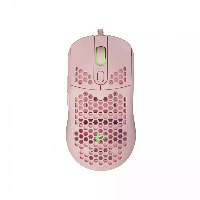 Pelė White Shark Galahad Pink USB Type-A
