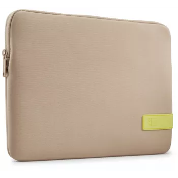 Case Logic Reflect REFPC-113 Plaza Taupe/Sun-Lime 33.8 cm (13.3 colio) dėklas nešiojamam kompiuteriui