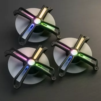 Zalman ZM-SF140A3 kompiuterio aušinimo sistema, korpuso ventiliatorius 14 cm, juodas, 3 vnt.