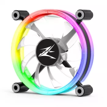 Zalman ZM-LF120 120 mm kompiuterio korpuso ventiliatorius juodas/baltas
