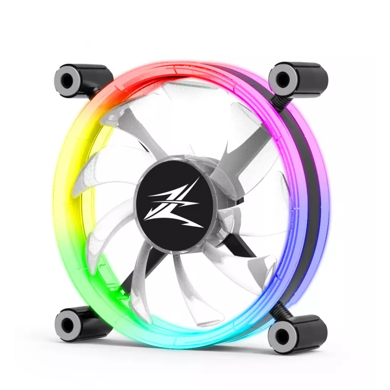 Zalman ZM-LF120 120 mm kompiuterio korpuso ventiliatorius juodas/baltas
