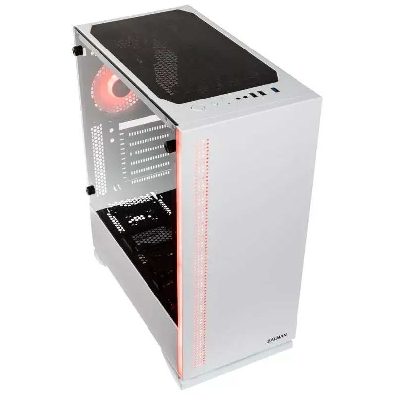 Korpusas Zalman S5 WHITE Midi Tower