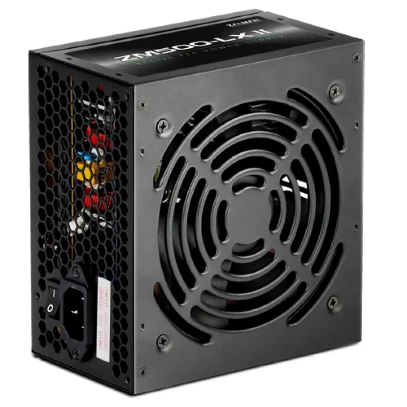 Zalman ZM500-LXII maitinimo blokas 500 W 20+4 pin ATX juodas