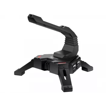 Sandberg 2in1 USB Hub Bungee – 4 prievadų USB 2.0 šakotuvas su pelės laido laikikliu