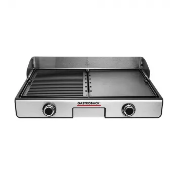 Gastroback Design Plancha & BBQ kontaktinis grilis 2000 W nerūdijantis plienas