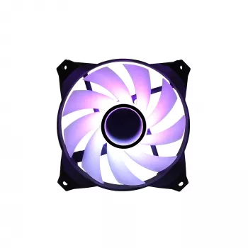 Zalman ZM-IF120 120 mm pieno baltumo aRGB ventiliatorius su begalybės efektu 1 200 RPM 21,0 dB(A) 55,2 CFM kompiuterio korpusui 12 cm