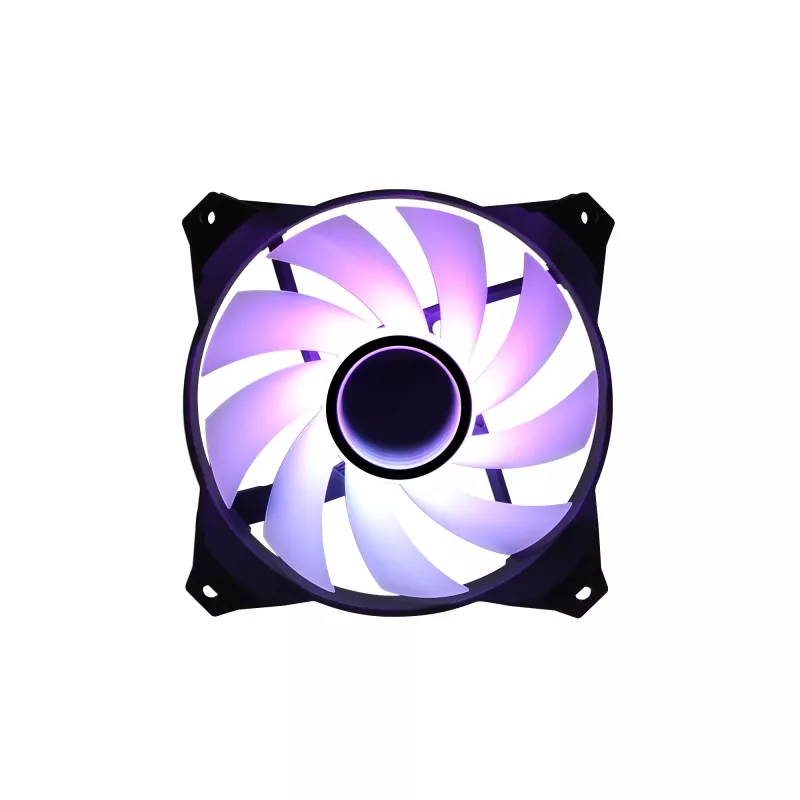 Zalman ZM-IF120 120 mm pieno baltumo aRGB ventiliatorius su begalybės efektu 1 200 RPM 21,0 dB(A) 55,2 CFM kompiuterio korpusui 12 cm