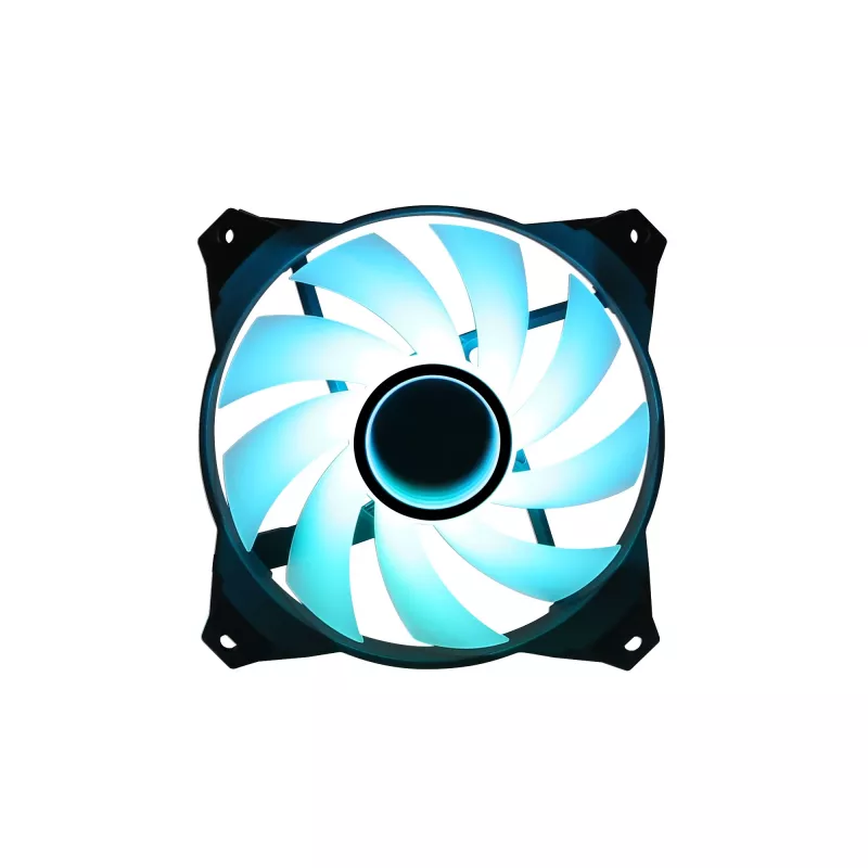 Zalman ZM-IF120 120 mm pieno baltumo aRGB ventiliatorius su begalybės efektu 1 200 RPM 21,0 dB(A) 55,2 CFM kompiuterio korpusui 12 cm