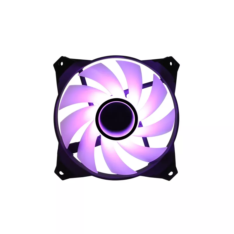 Zalman ZM-IF120 120 mm pieno baltumo aRGB ventiliatorius su begalybės efektu 1 200 RPM 21,0 dB(A) 55,2 CFM kompiuterio korpusui 12 cm