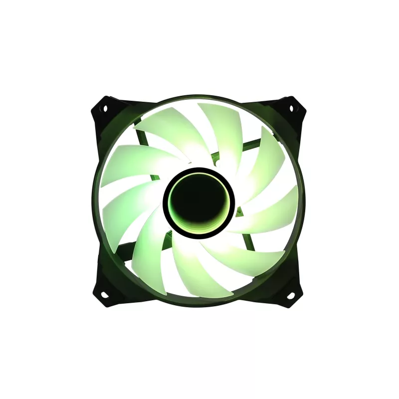 Zalman ZM-IF120 120 mm pieno baltumo aRGB ventiliatorius su begalybės efektu 1 200 RPM 21,0 dB(A) 55,2 CFM kompiuterio korpusui 12 cm