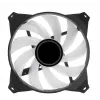 Zalman ZM-IF120 120 mm pieno baltumo aRGB ventiliatorius su begalybės efektu 1 200 RPM 21,0 dB(A) 55,2 CFM kompiuterio korpusui 12 cm