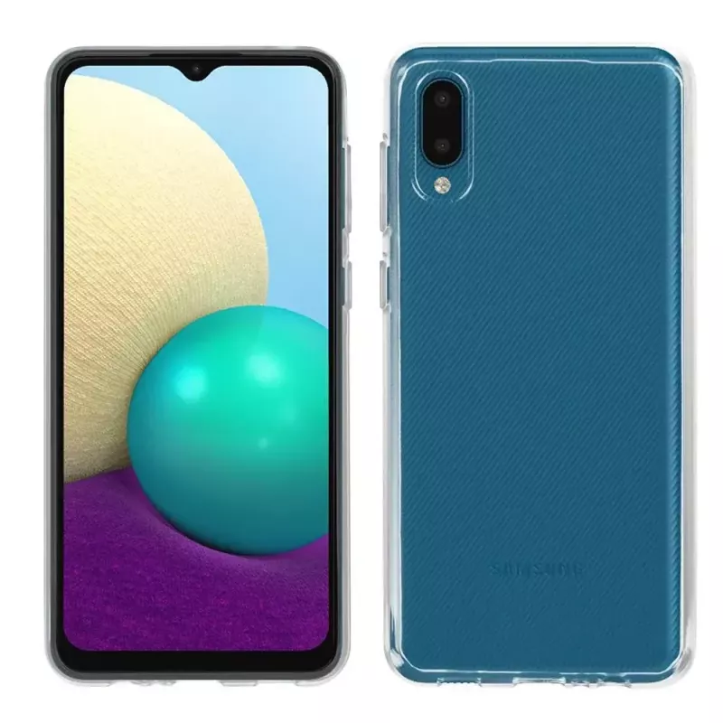 Krusell Galaxy A02 16,5 cm permatomas TPU dėklas