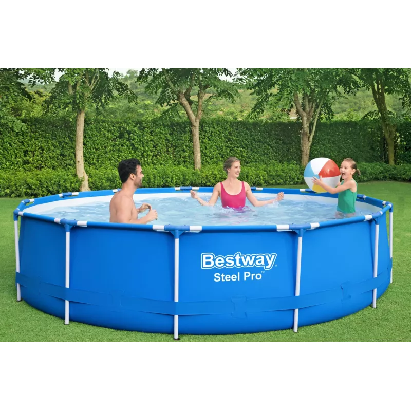 Rėminis baseinas Bestway Steel Pro 13' x 33 col./3,96 m x 84 cm Talpa 8680 l