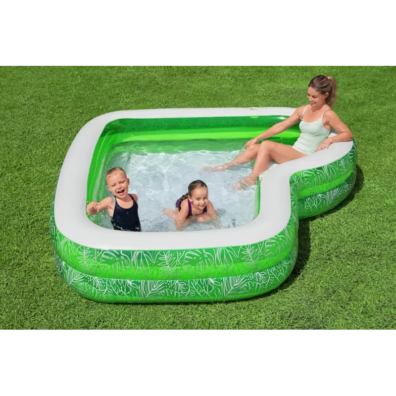 Pripučiamas baseinas Bestway Tropical Paradise Family Pool 2,31 m x 2,31 m x 51 cm