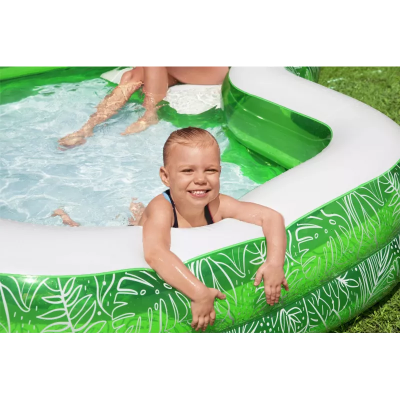 Pripučiamas baseinas Bestway Tropical Paradise Family Pool 2,31 m x 2,31 m x 51 cm