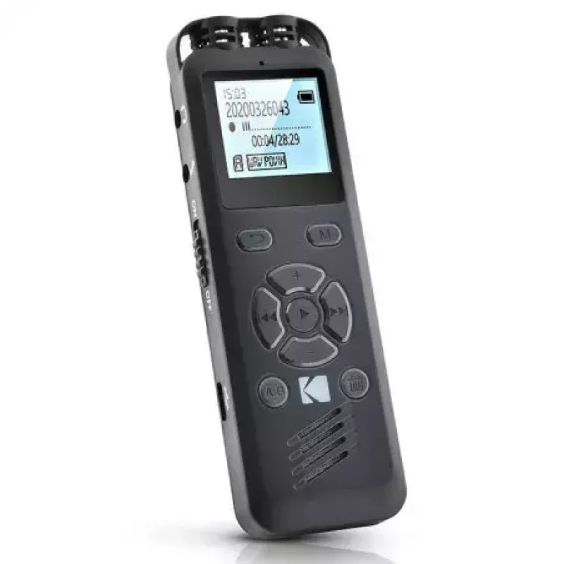 Kodak VRC 250 balso įrašymo įrenginys juodas 581h įrašymo laikas 8GB atmintis