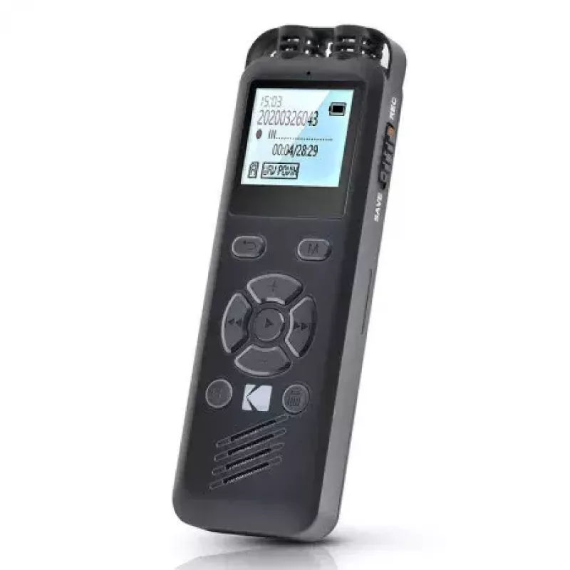 Kodak VRC 250 balso įrašymo įrenginys juodas 581h įrašymo laikas 8GB atmintis