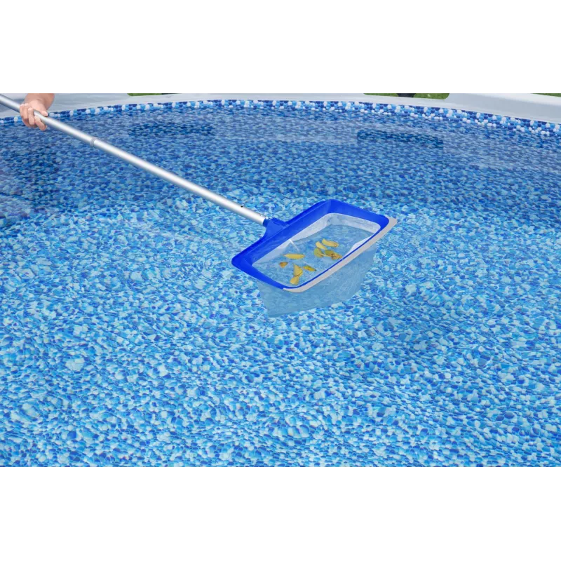 Bestway Flowclear AquaRake rankinis baseino semtuvas mėlynai pilkas ABS polipropilenas