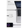 USB-C į USB-C laidas Orsen S53, 1 m, 3 A, raudonas