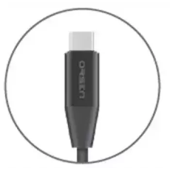 USB Type-C duomenų laidas Orsen S33 2,1A 1,2 m — juodas