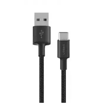 USB A į USB-C laidas Orsen S9C 1 m, 2,1 A, juodas