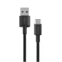 USB A į USB-C laidas Orsen S9C 1 m, 2,1 A, juodas