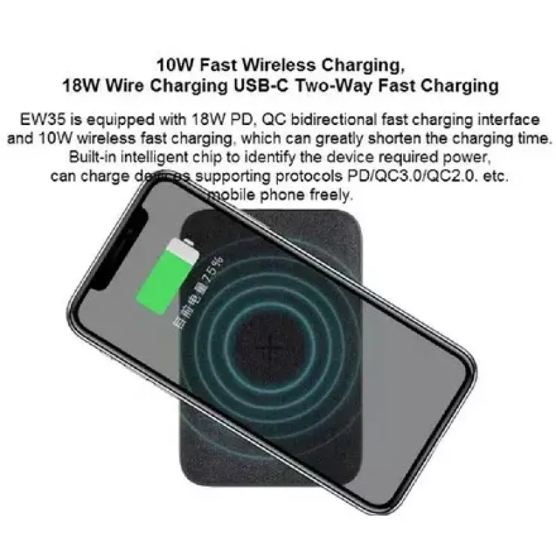 Nešiojamas maitinimo bankas Orsen EW35 10000mAh