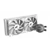 Zalman ALPHA24 Baltas CPU Skysčio Aušintuvas 240mm Radiatoriumi 2 x 120mm Ventiliatoriai ARGB Siurblys Dviejų Procesorių Visapusis Skysčio Aušintuvas 12 cm
