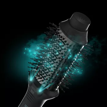 Revamp Progloss Pro Define Perfect Blow Dry Hot Air Brush šildomas šepetys plaukams 900 W 3 m juodas