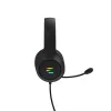 Ausinės Zalman ZM-HPS310 BK, laidinės, antausinės, juodos, USB, virtualus 7.1 garsas